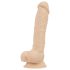 Real Fantasy Ashton - dildo realístico com testículos - 20,5cm cor pele