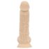 Real Fantasy Ashton - dildo realístico com testículos - 20,5cm cor pele