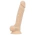 Real Fantasy Ashton - dildo realístico com testículos - 20,5cm cor pele