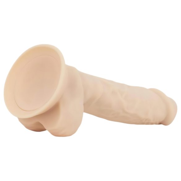 Real Fantasy Ashton - dildo realístico com testículos - 20,5cm cor pele