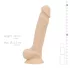 Real Fantasy Conrad - vibrador com ventosa - 20cm - cor natural