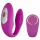 Easytoys Tap Dancer - vibrador casal com controle remoto à prova d'água rosa