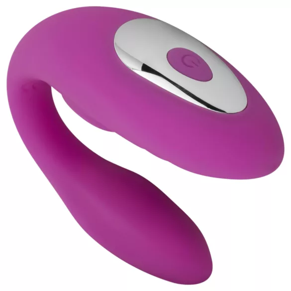 Easytoys Tap Dancer - vibrador casal com controle remoto à prova d'água rosa