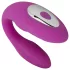 Easytoys Tap Dancer - vibrador casal com controle remoto à prova d'água rosa