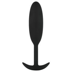 Easytoys - plug anal pequeno 54g - silicone preto