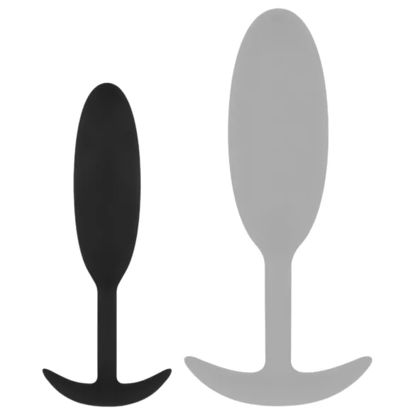 EasyToys Heavy Fulfiller - plug anal de 54 g - pequeno (preto)