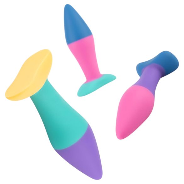 PMV20 Koda - plug anal dilatador - kit com vários tamanhos - colorido