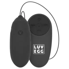   LUV EGG - vibrador bullet com controle remoto - recarregável - preto