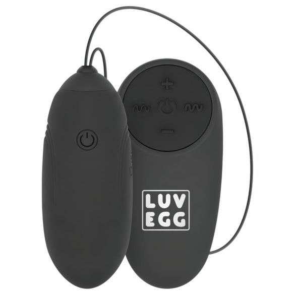 LUV EGG - vibrador bullet com controle remoto - recarregável - preto