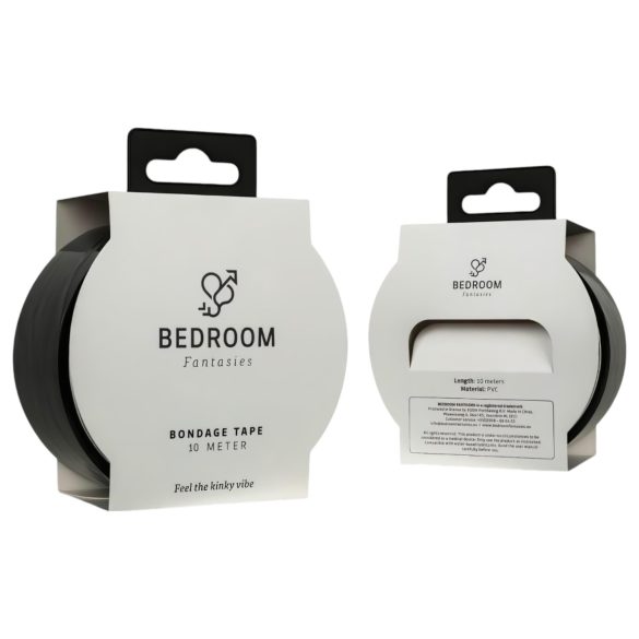 Bedroom Fantasies - fita bondage adesiva - 20m - preto