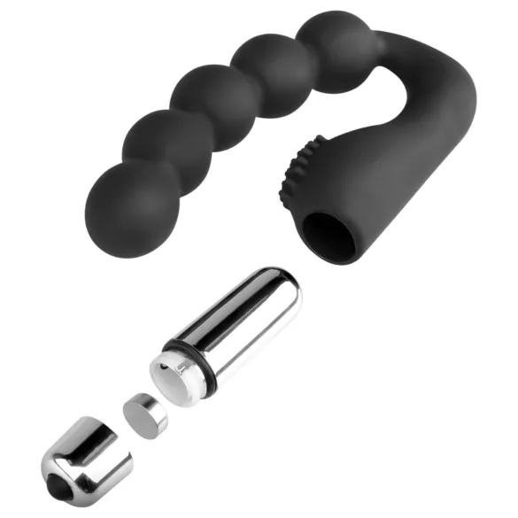 EasyToys - vibrador anal - vibração - silicone preto