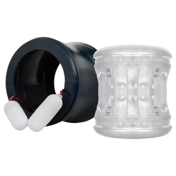 FPPR. - masturbador vibratório recarregável dupla ponta silicone azul