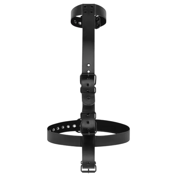 Bedroom Fantasies - kit bondage coleira e algemas - preto