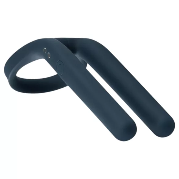 Boners - anel peniano com vibrador para testículos recarregável - silicone azul