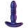Hueman Supernova - vibrador anal com movimento - silicone roxo
