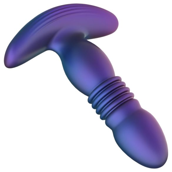 Hueman Supernova - vibrador anal com movimento - silicone roxo