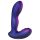 Hueman Galaxy - vibrador anal pulsante - silicone lilás