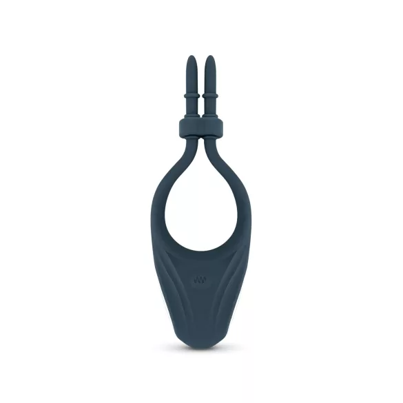 Boners - anel peniano vibratório ajustável - silicone azul