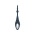 Boners - anel peniano vibratório ajustável - silicone azul