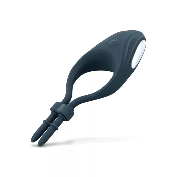 Boners - anel peniano vibratório ajustável - silicone azul