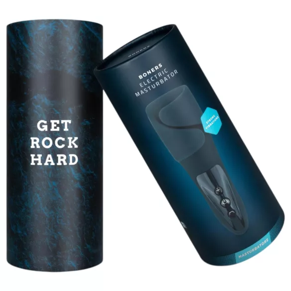 Boners - vibrador peniano recarregável à prova d'água - azul