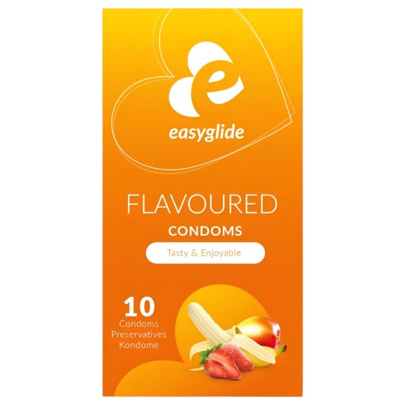 EasyGlide - preservativo com sabor frutas - 10 unidades