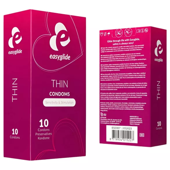 EasyGlide Ultra Thin - preservativo extra fino - 10 unidades