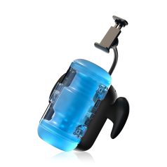   Blowcast Wingman Pro - masturbador automático masculino - azul e preto