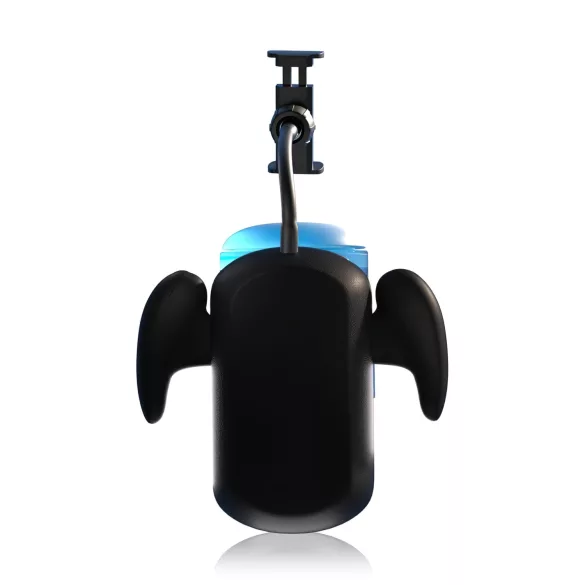 Blowcast Wingman Pro - masturbador automático masculino - azul e preto