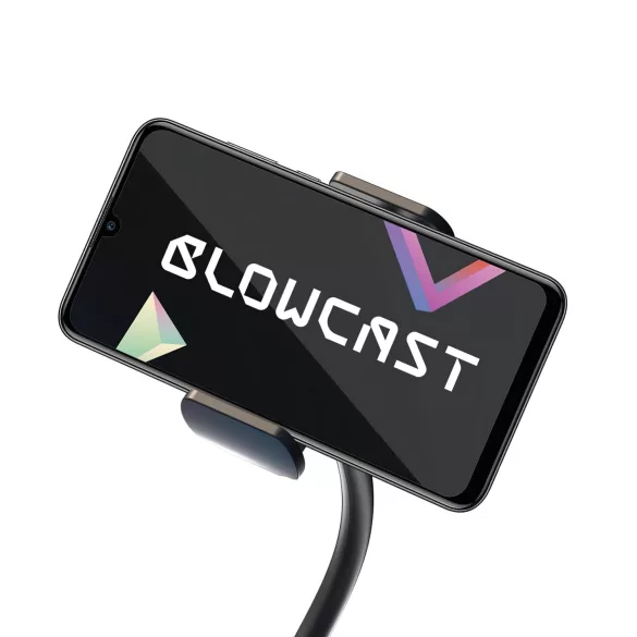 Blowcast Wingman Pro - masturbador automático masculino - azul e preto