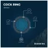 Boners Ergo - anel peniano de silicone (azul)