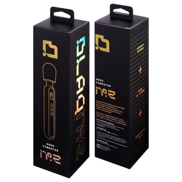 BLAQ - vibrador massageador digital - silicone preto