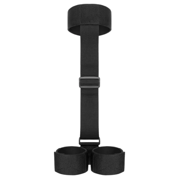 Bedroom Fantasies - coleira e algemas macias - preto