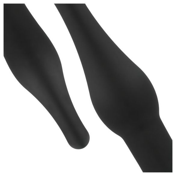 Easytoys - conjunto vibrador anal recarregável - 4 peças (preto)