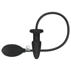 EasyToys - plug anal inflável - silicone preto