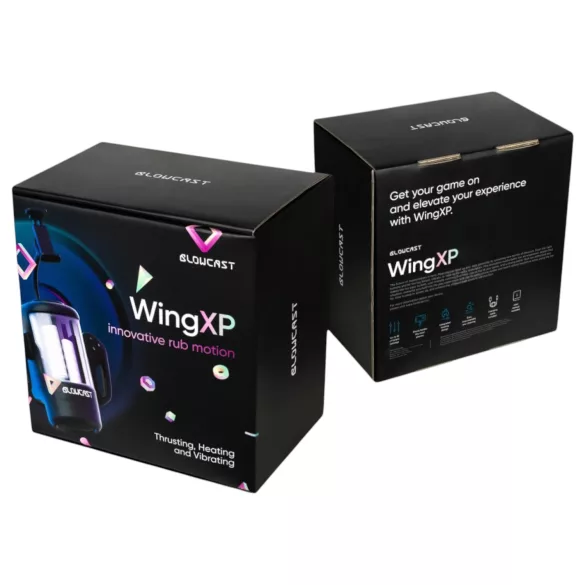 Blowcast WingXP - masturbador automático gamer (preto)