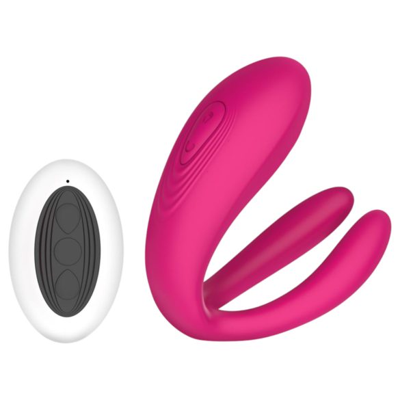Teazers - vibrador para casais 3 motores - silicone rosa