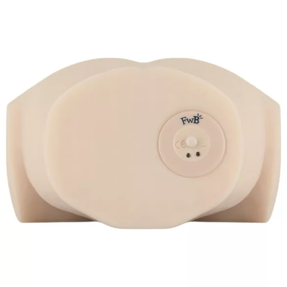 FWB - masturbador masculino realista vibratório torço - cor natural