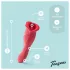 Teazers - vibrador de dupla ponta com estimulador de clitóris em forma de língua (vermelho)