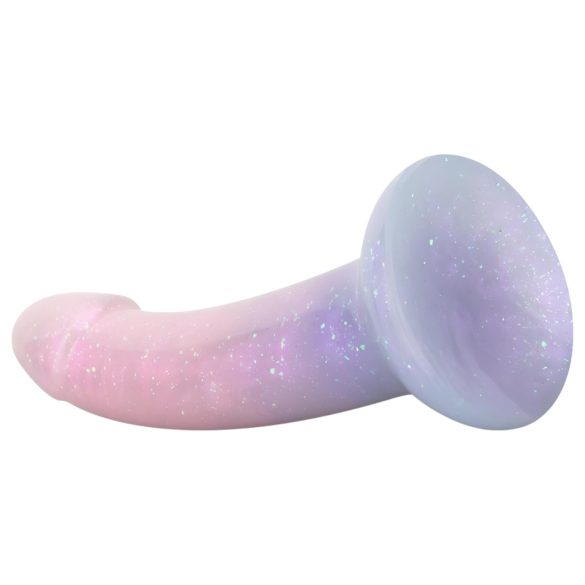 EasyToys Mermaid - dildo com glitter - 15cm - rosa