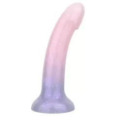 EasyToys Mermaid - dildo com glitter - 19cm - silicone rosa