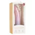 EasyToys Mermaid - dildo com glitter - 19cm - silicone rosa