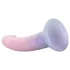 EasyToys Mermaid - dildo com glitter - 19cm - silicone rosa