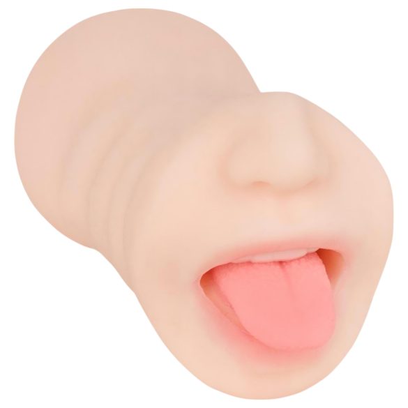 FWB - Masturbador 2 em 1 boca e vagina - cor natural