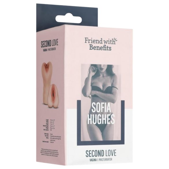 FWB - masturbador vagina realista Sofia Hughes - cor natural