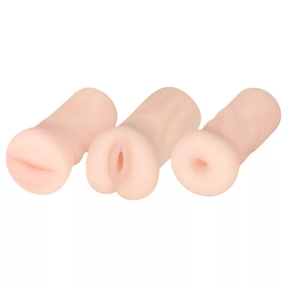 FWB - masturbador masculino realista - conjunto - cor natural