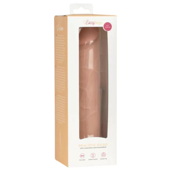 EasyToys - dildo realista - 17,5 cm (cor natural)