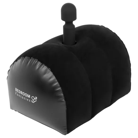 Bedroom Fantasies - almofada inflável sexual com suporte para vibrador - preta
