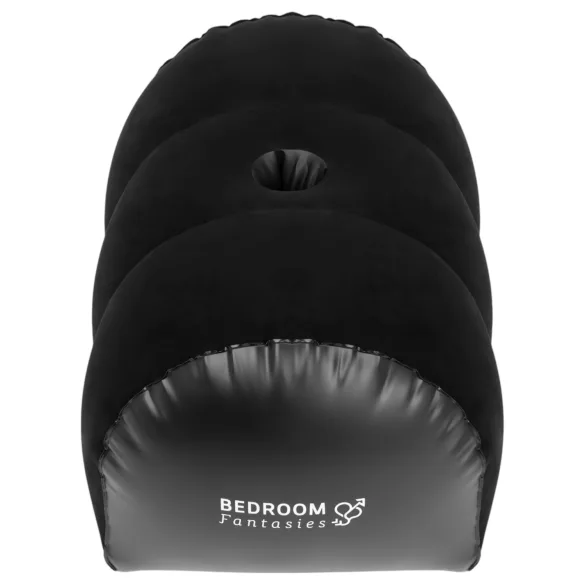 Bedroom Fantasies - almofada inflável sexual com suporte para vibrador - preta