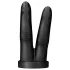 BUTTR Victory - dildo anal duplo para dedos - silicone preto